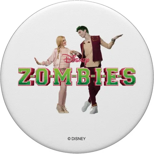 Miniatura 3 de Disney Zombies Addison and Zed Love PopSockets - Agarre y soporte para teléfonos y tabletas, Negro