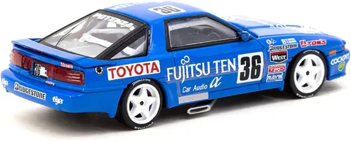 Miniatura 3 de Supra Turbo (MA70) RHD (conducción a la derecha) Campeonato Japonés de Turismos (1990) "Hobby64 1/64 Modelo de coche fundido a troquel por Tarmac