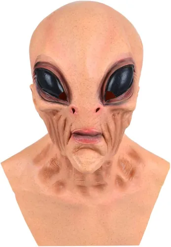 Máscaras realistas de alienígenas máscaras de látex para Halloween máscaras divertidas para fiestas de disfraces de Halloween para adultos