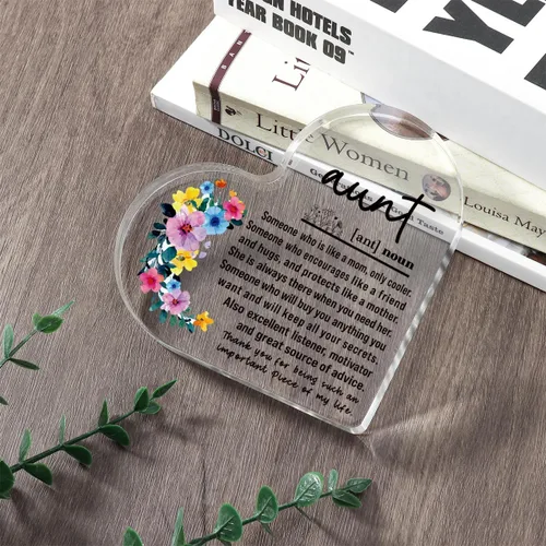 Miniatura 5 de Regalos de sobrina para tía Regalos para el día de la madre Cumpleaños Navidad Regalos para tía Tía Titia Tía Definición de la mejor tía Carteles