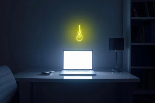 Miniatura 5 de AdvPro Muestra de neón LED de silicona flexible de bombilla - azul - st16s42-fnu0064-b
