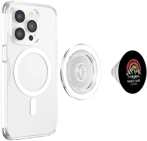 Miniatura 4 de Eagle Lake Texas Mountain Sunset Sunrise Kayak Eagle Lake PopSockets MagSafe PopGrip para iPhone