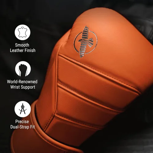 Miniatura 2 de Guantes de boxeo de cuero Hayabusa T3 Kanpeki para hombres y mujeres para entrenamiento, sparring, saco pesado y trabajo con manoplas