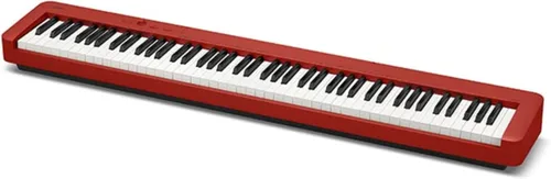 Miniatura 7 de Casio CDP-S160 - Piano digital de 88 teclas con peso y teclado de acción de martillo escalado Modo dúo para estudiantes Sensación realista, Rojo