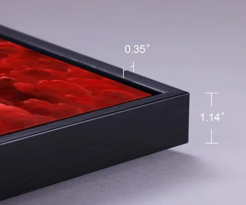 Miniatura 5 de Wieco Art Arte de pared enmarcado, arte de pared de árbol de nube, impresión HD de pinturas al óleo, paisaje, impresiones en lienzo para decoración