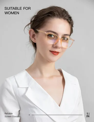 Miniatura 3 de TIJN Lentes de dormir para 99.9% TR90 con bloqueo de luz azul y verde, doble revestimiento AR con lente roja para juegos de computadora que reducen