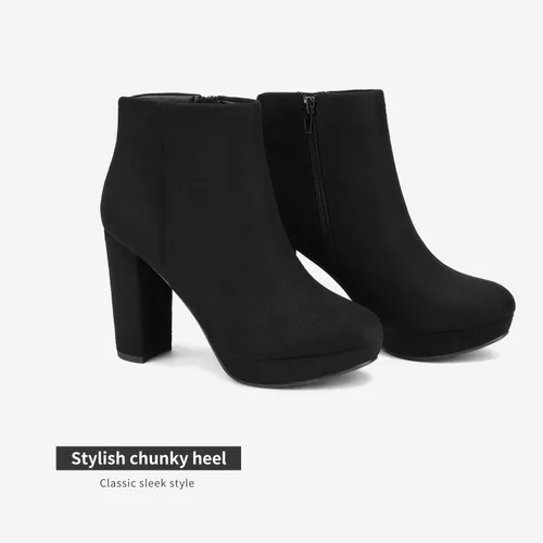 Miniatura 2 de DREAM PAIRS - Botines de tacón alto para mujer.