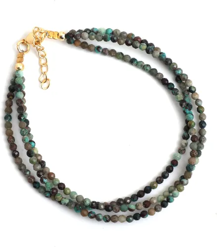Miniatura 21 de Gempires Natural Multi Strand Beaded Bracelets Lightweight Handmade Gemstone Jewelry Hypoallergenic 8 Inch Gold Plated Stylish Everyday Wear Jewelry
