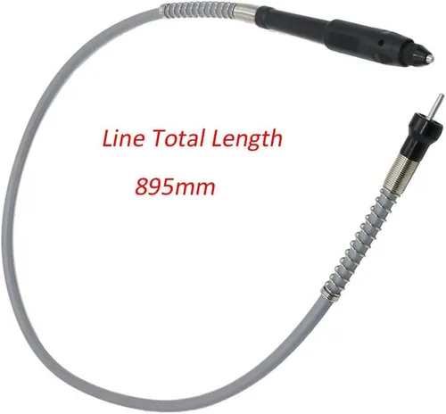 Miniatura 2 de Adaptador de eje flexible, accesorio flexible de extensión de eje de taladro sin llave, portabrocas para amoladora rotativa con llave - 0.126 in/1/8