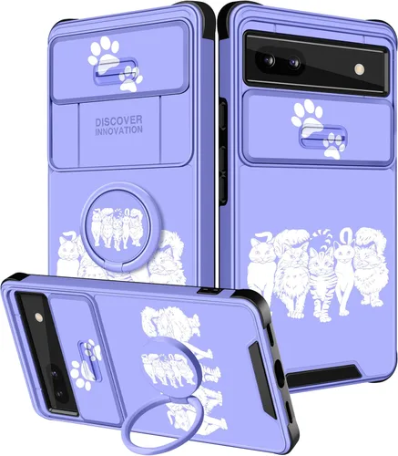 Miniatura 11 de Funermei Funda 2 en 1 para Google Pixel 7 Pro para mujeres, funda de teléfono de girasol lindo para niñas, diseño de flores florales femeninas
