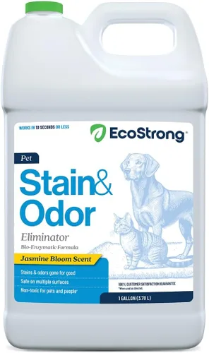Miniatura 15 de Eco Strong Removedor de Manchas y Olores de Mascotas - Limpiador Enzimático de Orina de Gato, Destructor de Orina para Perros, Limpiador Enzimático