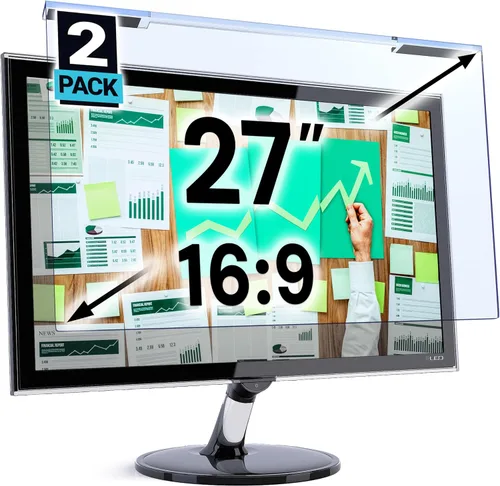 Miniatura 45 de VINTEZ Protector de pantalla de luz azul para monitor de computadora y portátil de 14 pulgadas, película de bloqueo de luz azul anti-UV para PC