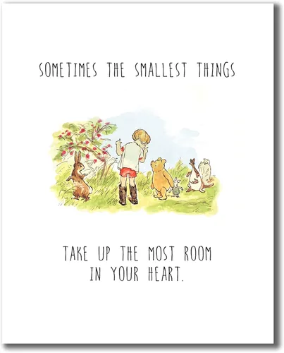 Miniatura 4 de Winnie the Pooh impresiones de arte – Conjunto de cuatro