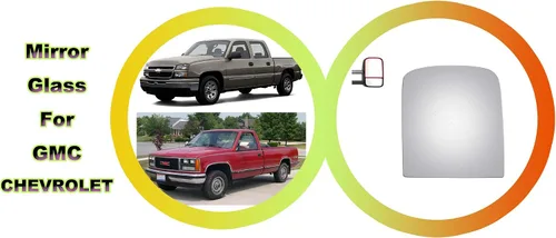 Miniatura 4 de Cristal de espejo compatible con lado del pasajero (parte superior plana) para Chevy GMC Tahoe, Silverado, Sierra, Yukon, Avalanche, Escalade