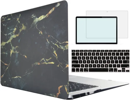 Miniatura 36 de Compatible con MacBook Air 1369 A1466 versión 2010-2017, carcasa rígida de plástico 4 en 1 con protector de pantalla de teclado compatible con Apple