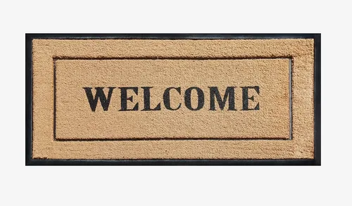Miniatura 95 de A1HC Tapete para Puerta de Fibra de Coco Natural y Caucho, 30"x48" – Grueso, Duradero, Resistente, Anti-Desprendimiento, Resistente a