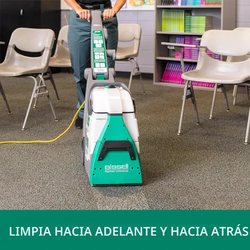 Miniatura 5 de Máquina de limpieza a motor de la marca Bissell BigGreen, modelo BG10, con 2 motores para una limpieza profunda, Verde, 1
