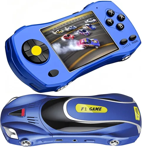 Consola de juegos de mano para niños con más de 200 juegos retro precargados, reproductor de juegos portátil con batería recargable, pantalla LCD de