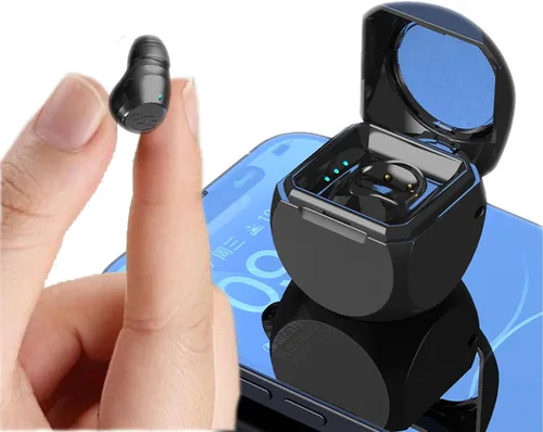 Miniatura 7 de Xmenha Pequeños mini auriculares invisibles Bluetooth inalámbricos más pequeños micro auriculares discretos para oídos pequeños canales auditivos