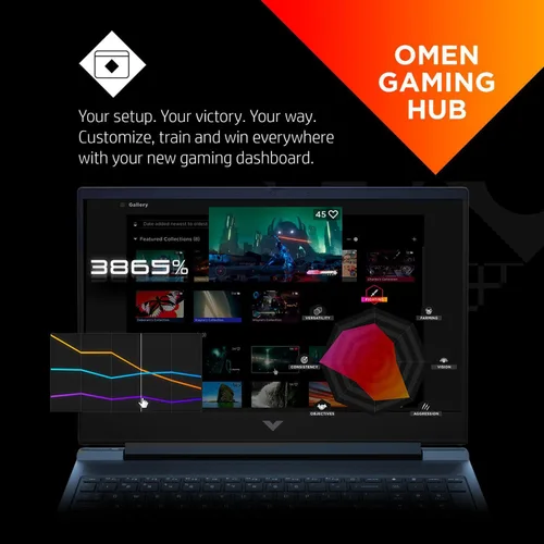 Miniatura 4 de HP Victus Gaming Laptop 15.6" FHD 144Hz 13ª generación Intel 8 núcleos i5-13420H hasta 4.60 GHz NVIDIA GeForce RTX 3050 6GB 16GB RAM SSD