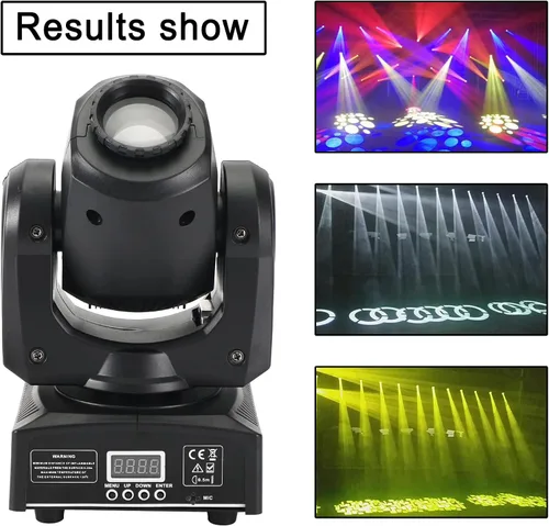 Miniatura 2 de Cabeza móvil 120 W 8 Gobo Iluminación de escenario RGBW LED DJ DMX Beam Bar Disco Party Light para Fiesta Boda Cumpleaños Navidad Vacaciones