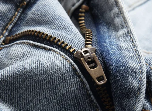 Miniatura 5 de ABSECAI Pantalones de mezclilla rasgados ajustados para hombre