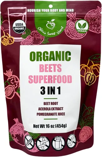 Miniatura 6 de Cherie Sweet Heart USDA - Jugo de granada orgánico en polvo, 8 onzas, polvo de fruta natural, sin azúcar ni aditivos, gran sabor para bebidas