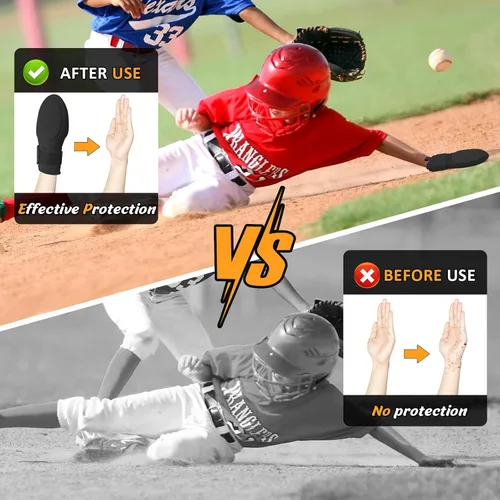 Miniatura 5 de Sliding Mitt, Baseball Youth Sliding Glove Hand Guard for Baserunning, Neoprene with Aluminum Reinforcement and Padded Palm, for Baseball and