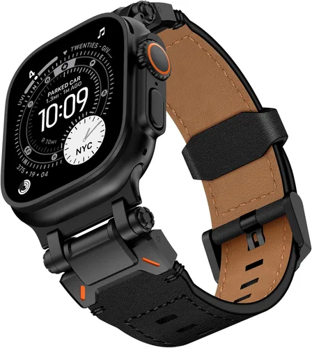 Miniatura 10 de KADES Correa deportiva resistente de TPU para Apple Watch Ultra 3/2/1 de 1.929 in, conectores metálicos para Apple Watch Series 11/10/SE3 de 1.81