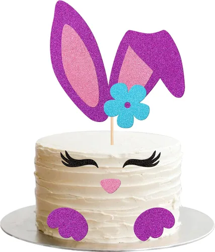 Miniatura 14 de 30 piezas de decoración para magdalenas de Pascua con purpurina de cruz religiosa He is resucitado para cupcakes de la Santa Biblia, Dios bendiga