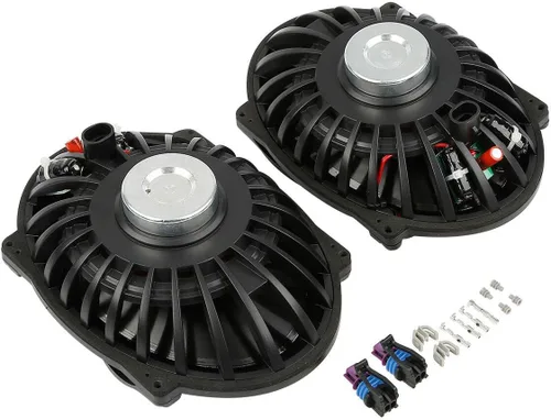 Miniatura 8 de TCMT Alforjas extendidas de 5 pulgadas con tapas de altavoz de 5 x 7 pulgadas para modelos Harley Touring CVO Road Glide Road King Street Glide