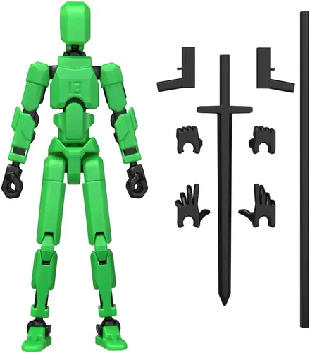 Miniatura 18 de MerryXD Figura de acción de Titan 13, figura de acción Lucky 13, figura de acción T13, figura de acción impresa en 3D con múltiples articulaciones