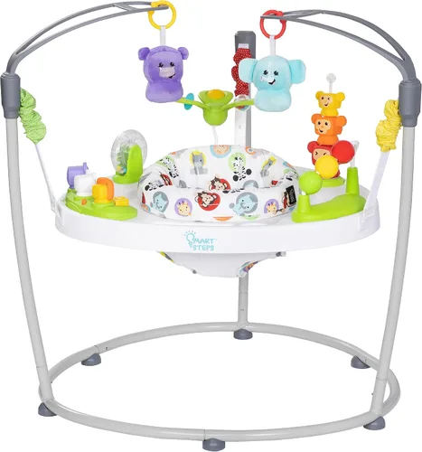 Miniatura 22 de Smart Steps® Explore N’ Play 5 en 1 de asiento de actividad a elevador, Azul Safari Divertido