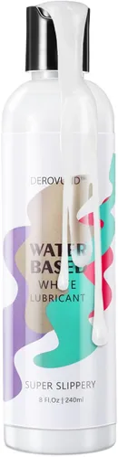 Lubricante sexual súper resbaladizo a base de agua, lubricante blanco personal con ácido hialurónico, lubricante blanco cremoso sin perfume para
