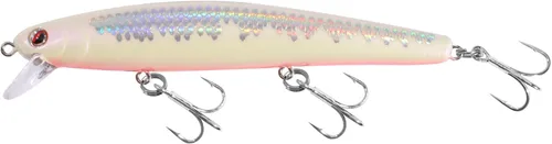 Miniatura 23 de LITTMA Señuelos de pesca de surf de California Señuelos de pesca de agua salada Jerkbait Crankbait Surf Minnow 110 - Sardina metálica Super Glow