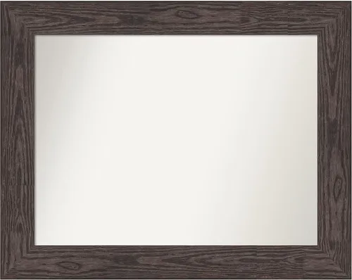 Miniatura 307 de Amanti Art Espejo personalizado, espejo de baño negro puente, espejo de pared o espejo de tocador de baño sobre el fregadero (26 x 26 pulgadas)