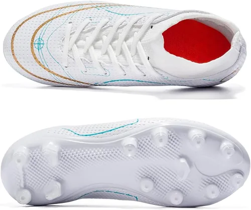 Miniatura 3 de Zapatos de fútbol para niños y niñas, para exteriores, interiores, para entrenamiento de fútbol y césped atlético