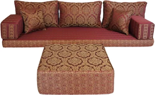 Miniatura 10 de arabicsofa Sofá de asiento de piso árabe - Sofá modular hecho a mano con sofás otomanos