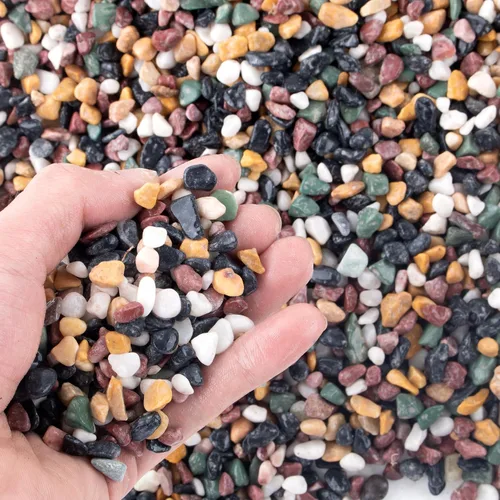 Miniatura 9 de 2.4 libras Mezcla de guijarros de roca volcánica hortícola para bonsái, piedra pómez para plantas suculentas y cactus, grava decorativa arenosa