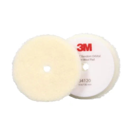 Miniatura 12 de 3M Perfect-It Almohadilla de compuesto orbital aleatorio de lana media, 6"/150 mm, Blanca, 34125, Almohadillas orbitales para compuesto y pulido