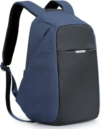Miniatura 10 de Mochila de viaje antirrobo portátil, mochila para laptop con puerto de carga USB., Negro