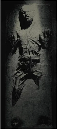 Miniatura 8 de Alfombra pequeña de Star Wars con diseño del Halcón Milenario de Han Solo 39 x 52 pulgadas Halcón Milenario Negro