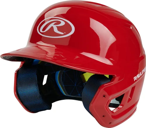 Miniatura 21 de Rawlings Casco de bateo de béisbol MACH Mate Tallas JR y SR Múltiples colores bermellón brillo