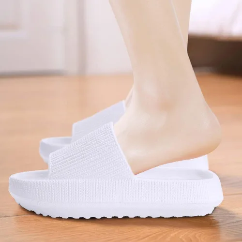 Miniatura 6 de Sandalias de nube para niños, niñas, niños, pantuflas de ducha y baño, cómodas pantuflas antideslizantes de suela gruesa para verano, zapatos