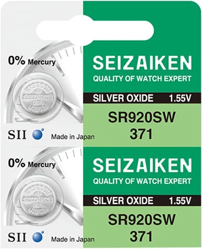 Miniatura 77 de 321 SR616SW - 10 pilas para reloj de óxido de plata sin mercurio, 1,55 V, fabricadas en Japón por Seiko