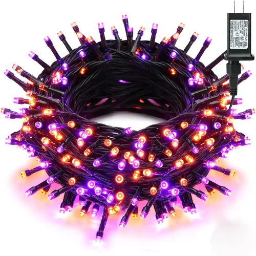 Miniatura 10 de Brizled - Luces inteligentes para árbol de Navidad, 20 metros / 66 pies, 200 luces LED que cambian de color, control por aplicación y voz, Rojo