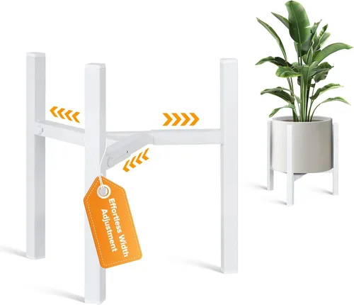 Miniatura 13 de Soporte Ajustable para Plantas de Interior, Soporte Moderno de Metal para Plantas de Interior, Soportes Resistentes para Plantas al Aire Libre