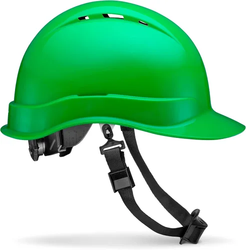 Casco de seguridad con diseño de fibra de carbono y ala completa Pyramex, ajustable, tienda Acerpal