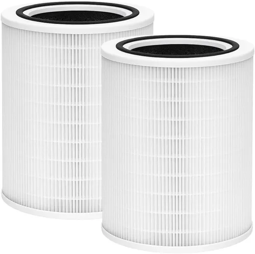 Miniatura 6 de Nispira 12010 Filtro de repuesto para purificador de aire grande Clorox 11010 11011 3 en 1 con carbón activado HEPA verdadero que elimina humo