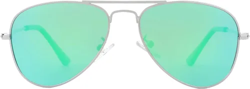 Miniatura 44 de Gleyemor Lentes de sol polarizados estilo aviador para niños y niñas, jóvenes, adolescentes, dos tamaños de 1.969 in y 2.047 in